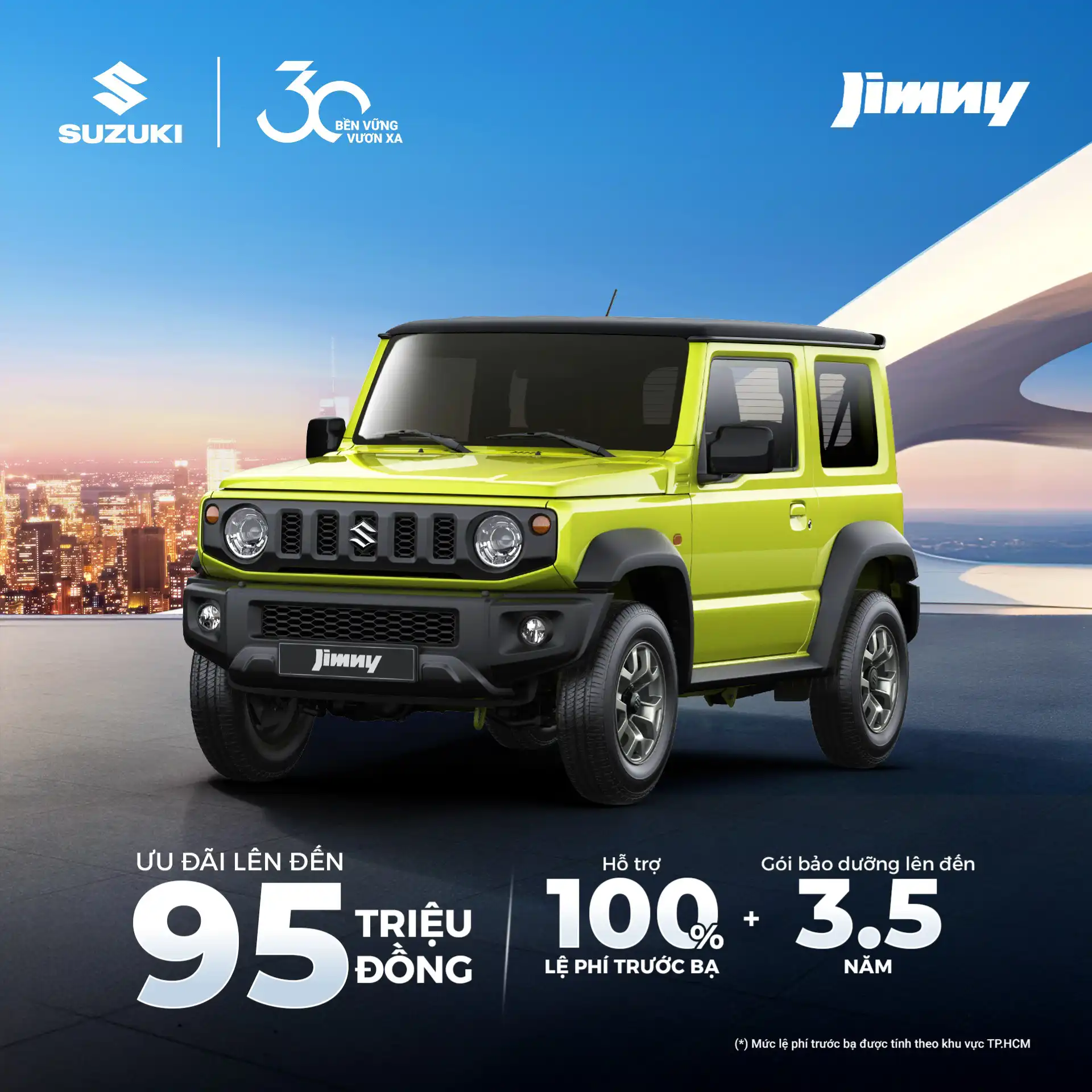 cap nhat khuyen mai jimny suzuki 12 2025 mien thue truoc ba